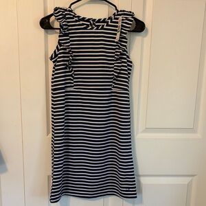 Vineyard Vines Navy and White Striped Dress